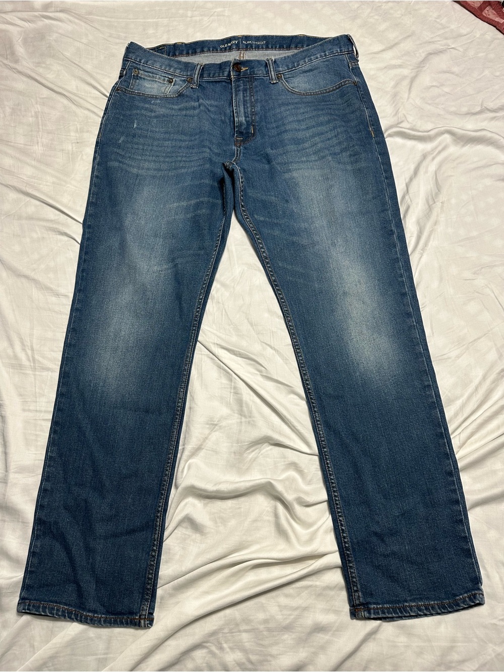 Old Navy Men's Slim Jeans in Medium Blue Wash